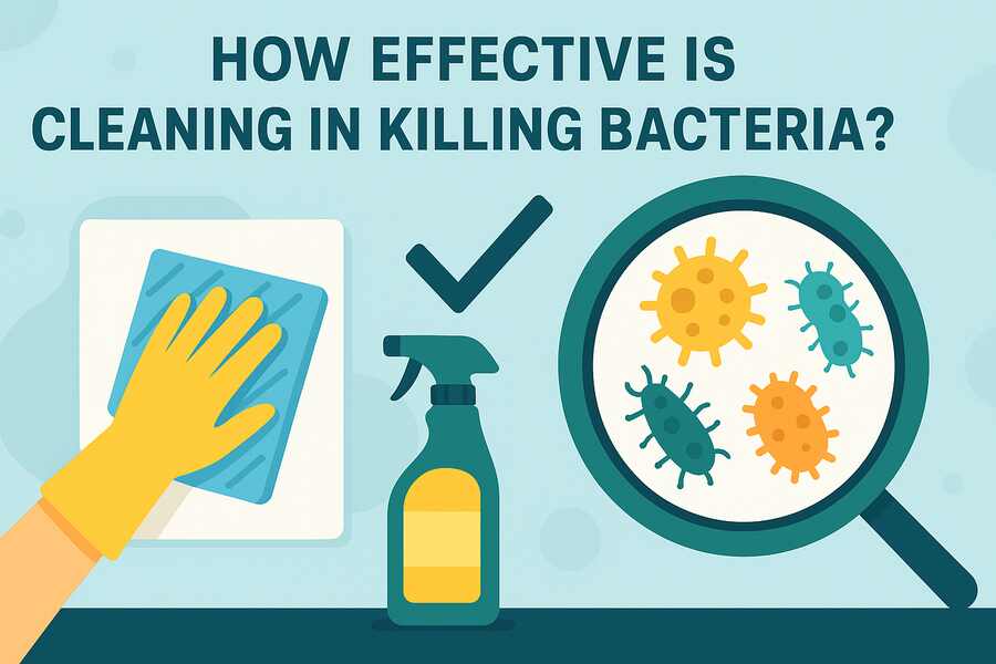 How Effective Is Cleaning in Killing Bacteria?